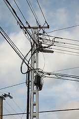 Image showing electric lines