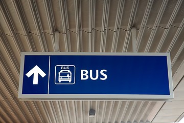 Image showing Bus sign