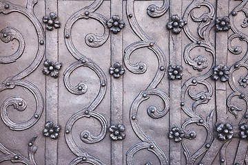 Image showing Old Church Door