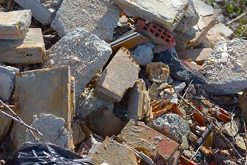 Image showing Debris pile