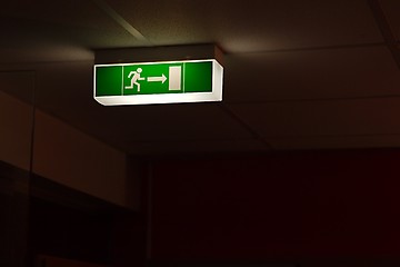 Image showing Exit Sign