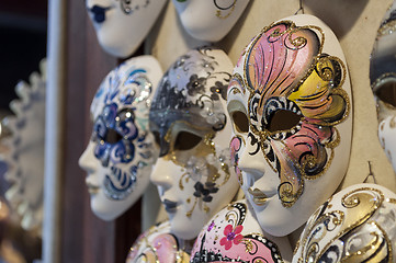 Image showing Venetian carnival masks.