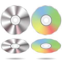 Image showing set of CD discs