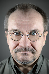 Image showing middle-aged man with glasses, mustache and beard 