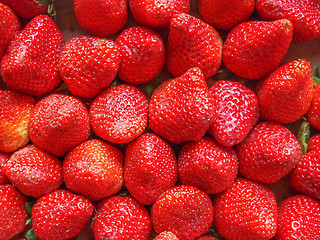 Image showing Strawberries fruits