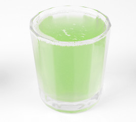 Image showing Green apple juice