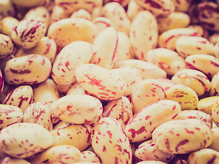 Image showing Retro look Beans salad