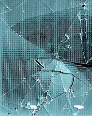 Image showing Broken glass