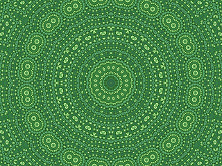 Image showing Green abstract pattern