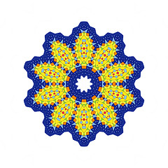 Image showing Abstract radial pattern