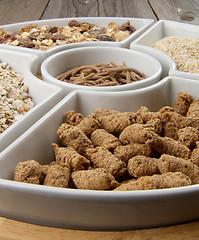 Image showing Bran, Muesli and Oat Flakes