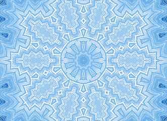 Image showing Blue background with abstract foam pattern