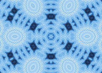 Image showing Blue background with abstract pattern