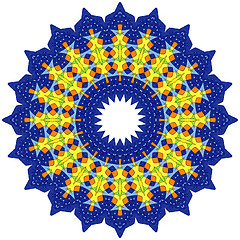 Image showing Abstract radial pattern