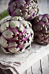 Image showing fresh artichokes