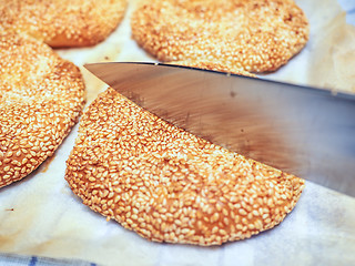 Image showing Sesame bread