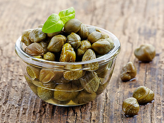 Image showing bowl of capers 