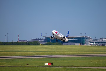 Image showing Plane taking off