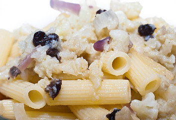 Image showing Pasta with cauliflower