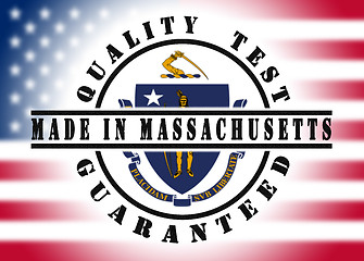 Image showing Quality test guaranteed stamp 