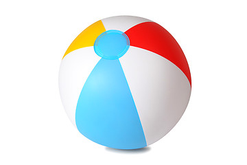 Image showing Isolated beach ball