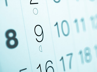 Image showing Calendar