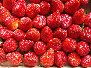 Image showing Strawberries fruits