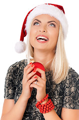 Image showing Christmas woman