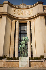 Image showing Exterior of a historical townhouse in Paris