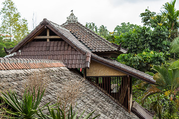 Image showing Architectural background of a house roof