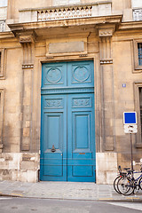 Image showing Exterior of a historical townhouse in Paris