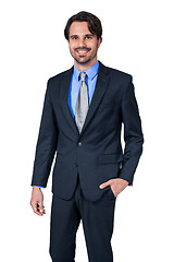 Image showing Confident relaxed business executive