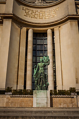 Image showing Exterior of a historical townhouse in Paris