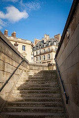 Image showing Exterior of a historical townhouse in Paris