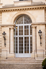 Image showing Exterior of a historical townhouse in Paris