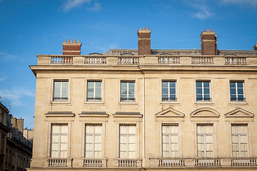 Image showing Exterior of a historical townhouse in Paris