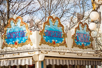 Image showing Ornate carousel or merry-go-round