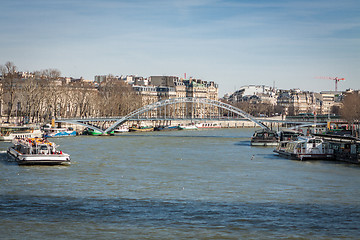 Image showing View over the rooftops of Paris