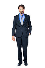 Image showing Confident relaxed business executive