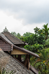 Image showing Architectural background of a house roof