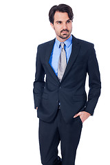 Image showing Confident relaxed business executive