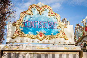 Image showing Ornate carousel or merry-go-round