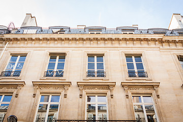 Image showing Exterior of a historical townhouse in Paris