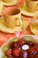 Image showing Cake and coffee