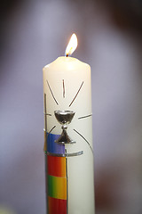 Image showing Communion candle