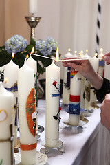 Image showing Light a candle