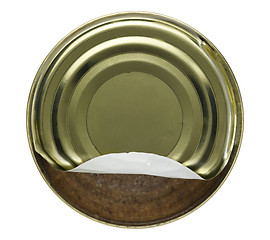 Image showing tin can with Kochwurst