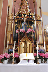 Image showing Altar in the church