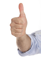 Image showing Thumb up