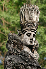 Image showing Wooden sculpture